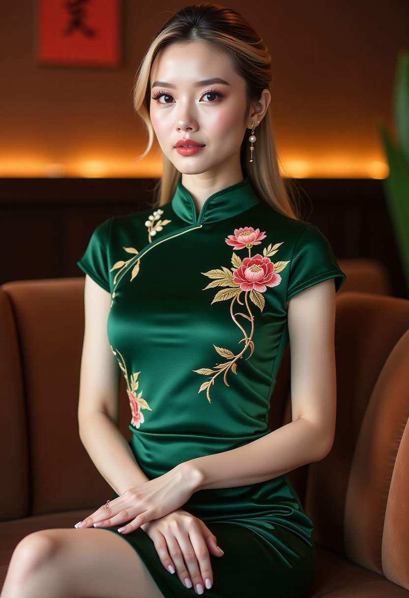 一家人准备茶点迎接亲家上门